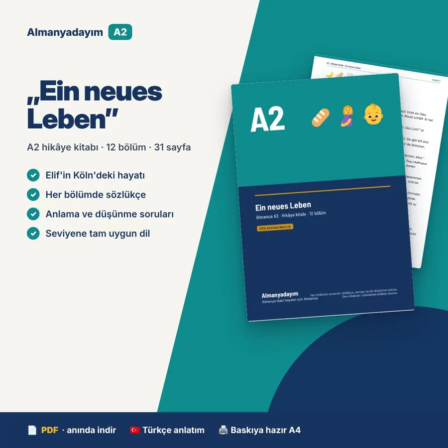 A2 Hikâye Kitabı „Ein neues Leben“