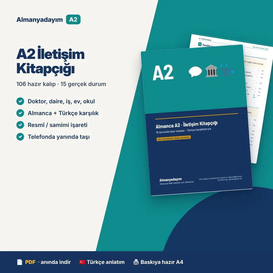 A2 İletişim Kitapçığı