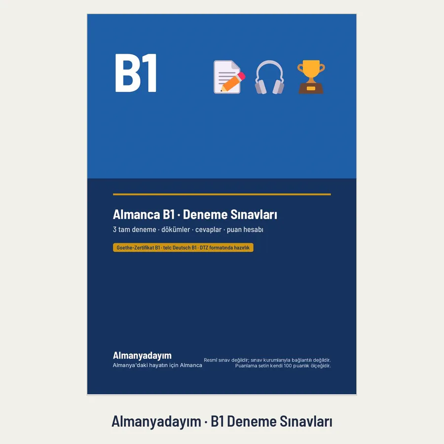 B1 Deneme Sınavları