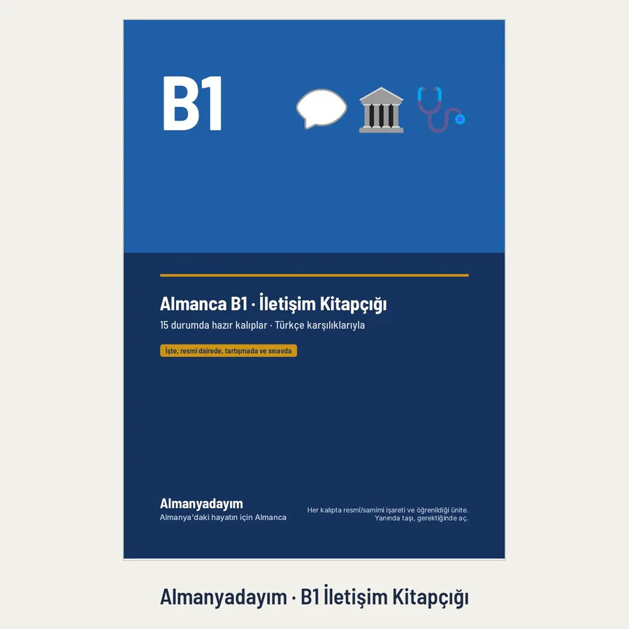 B1 İletişim Kitapçığı