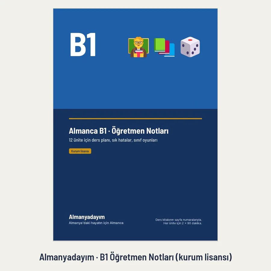 B1 Öğretmen Notları (kurum lisansı)