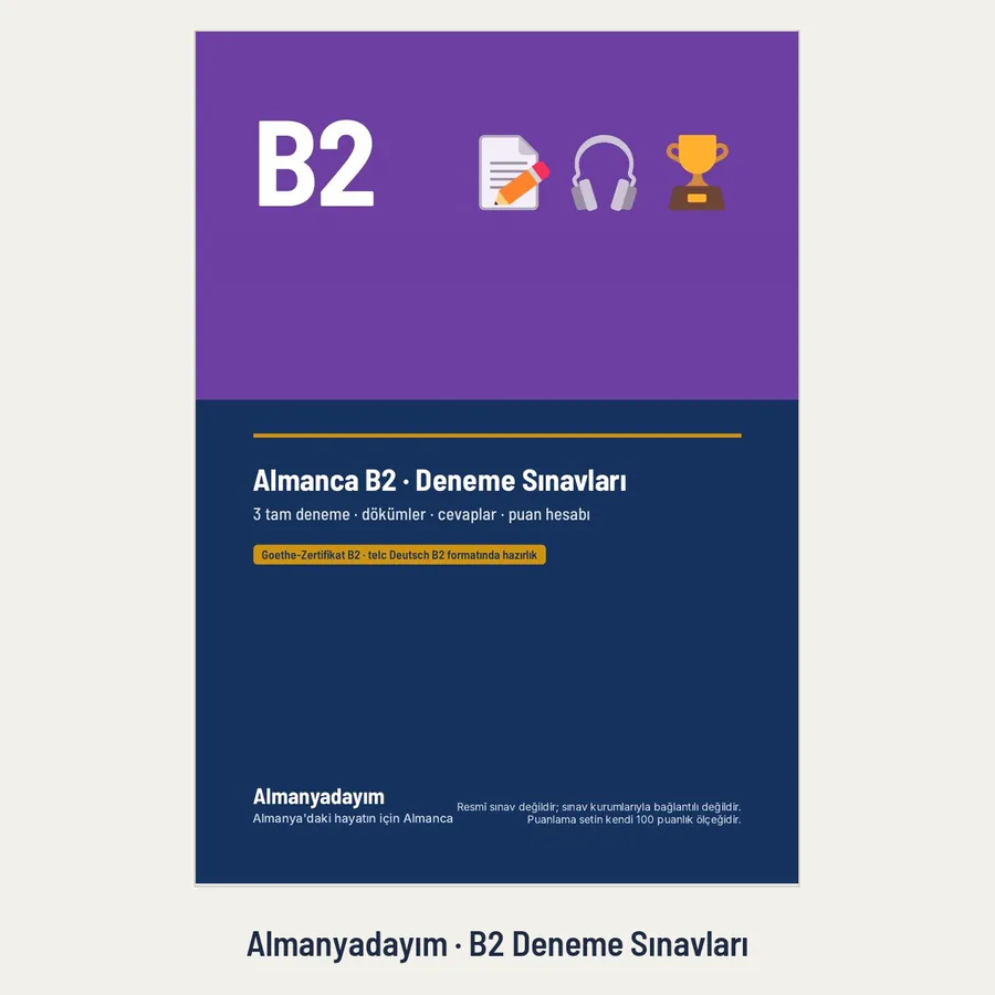 B2 Deneme Sınavları