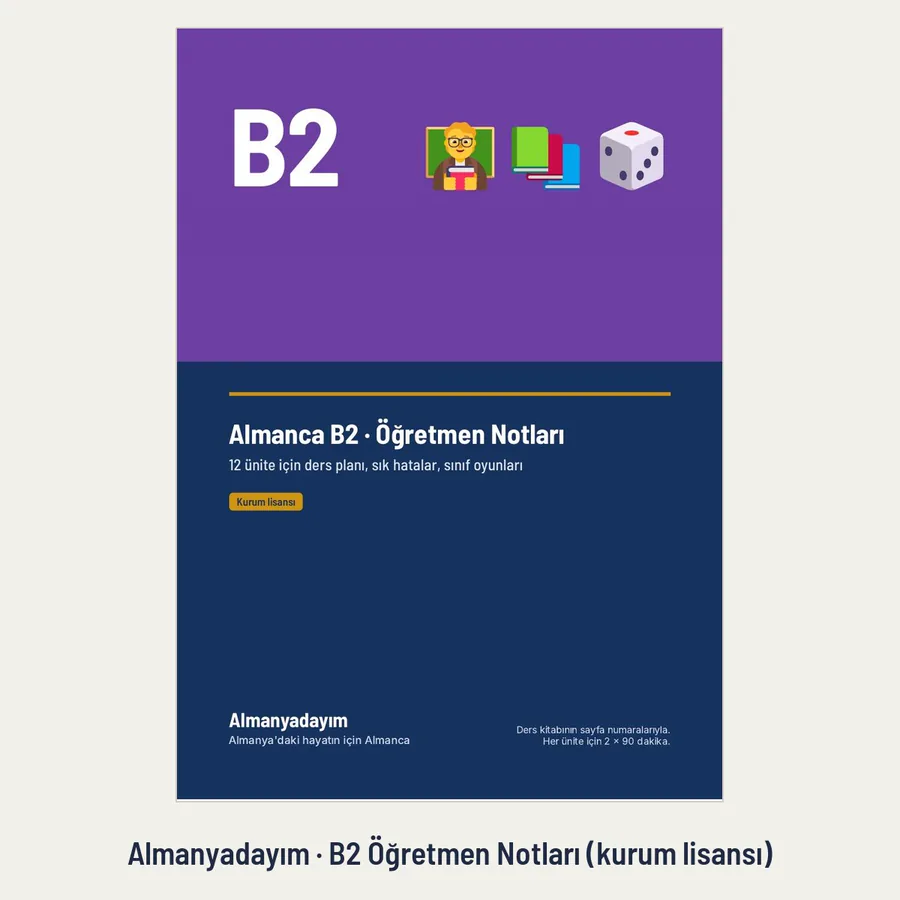 B2 Öğretmen Notları (kurum lisansı)