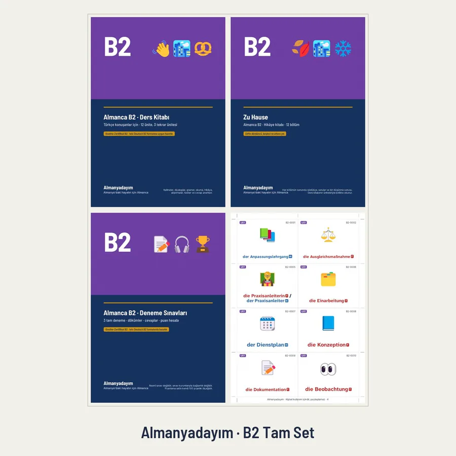 Almanca B2 Tam Set